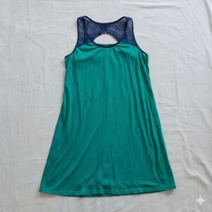 Size Small Soma Green Blue Slip Dress